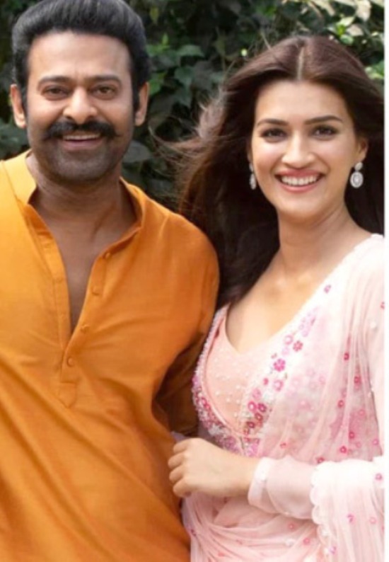 prabhas and kriti