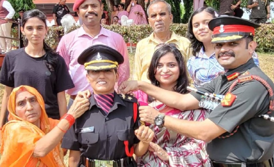 Galvan Valley hero Deepak Singh's wife became lieutenant