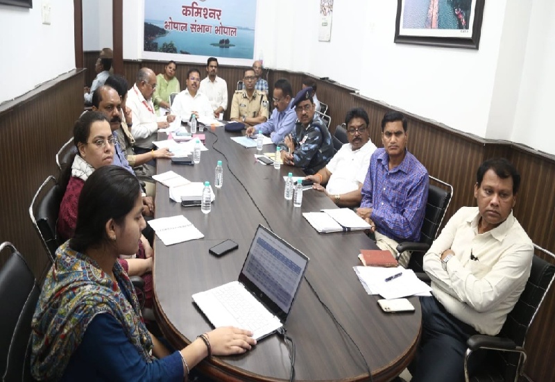 Meeting in Madhya Pradesh on flood and heavy rain