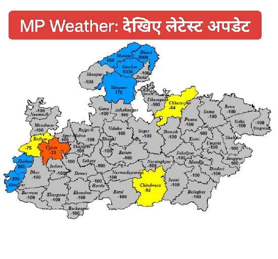 Weather News: मध्यप्रदेश में कहाँ, कितनी बारिश हुई; देखिये लेटेस्ट अपडेट