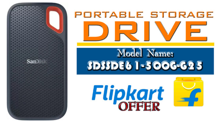 Singrauli Home Bazar: 500GB की क्षमता वाली पोर्टेबल स्टोरेज ड्राइव पर flipkart दे रहा बड़ा Distcount; जानिए