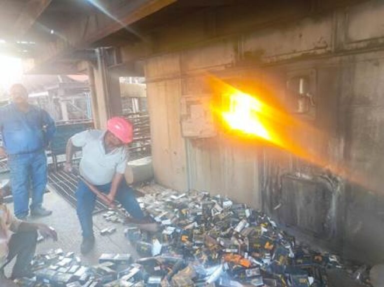 destroy foreign cigarettes: 40.86 लाख रुपए की सिगरेट को क्यों किया गया नष्ट?; जानिए