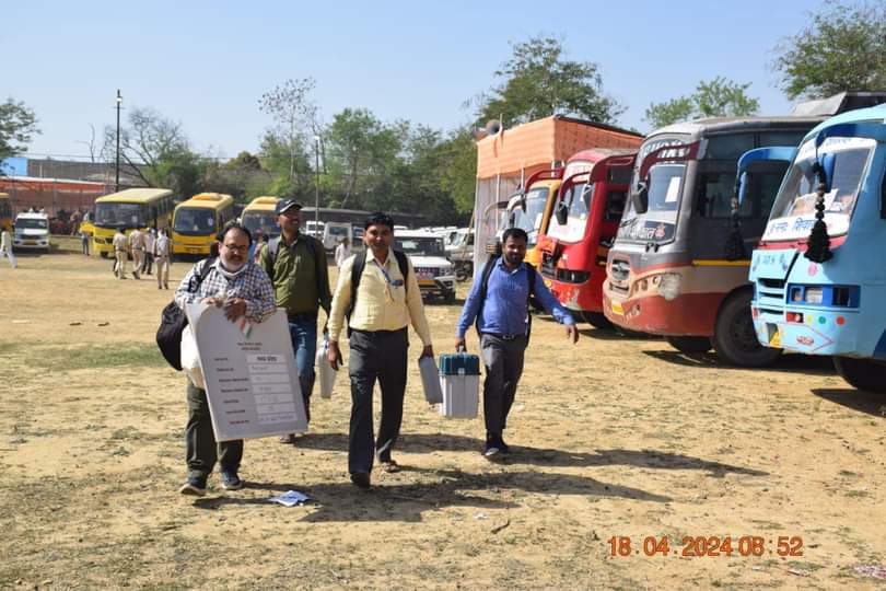 Singrauli Breaking: लोकसभा निर्वाचन 2024 के दल हुए रवाना; देखिए ताजा तस्वीरें