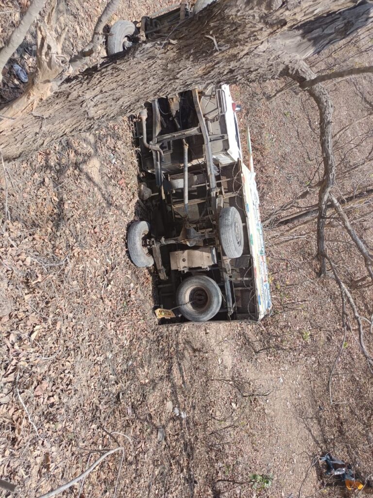 Singrauli Breaking: बारात से लौट रही पिकअप गहरी खाई में पलटी, चार घायल; जानिए