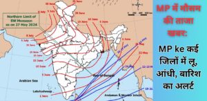 MP weather breaking: MP के इन जिलों में लू का रेड अलर्ट; जानिए