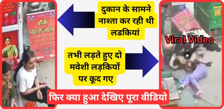 Viral Video: नाश्ता कर रही लड़कियों पर कूद गए बेलगाम मवेशी; देखिए वायरल वीडियो