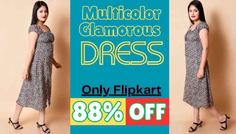Flipkart: Women की इस मल्टीकलर ग्लैमरस ड्रेस पर 88% की भारी छूट; देखिए पूरे ऑफर