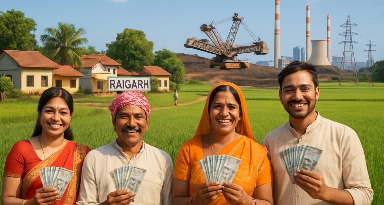 CG News: रायगढ़ के 14 गाँवों के 4000 परिवार करोड़पति बनने की राह पर; कोयला खदान परियोजना से आएगा बदलाव