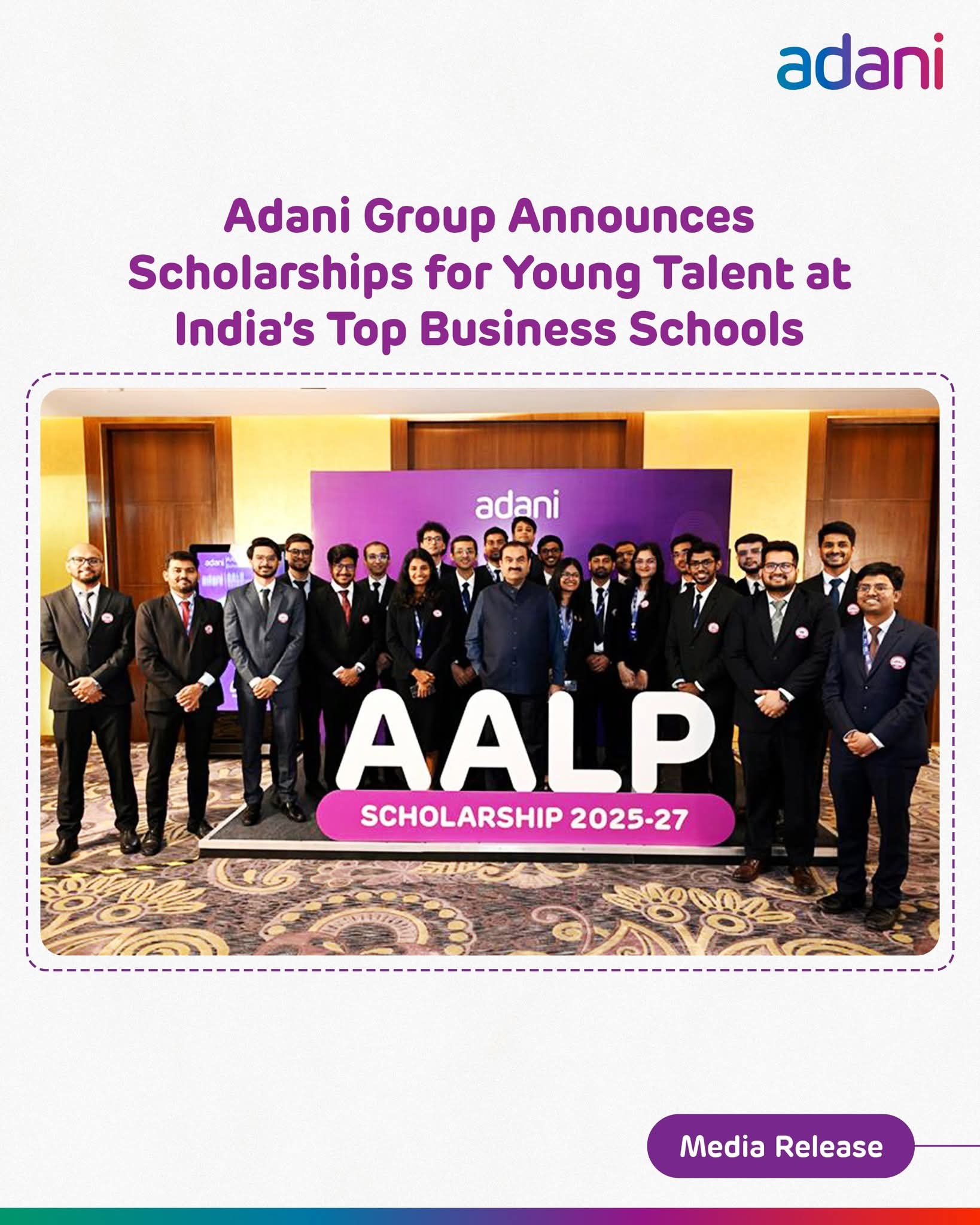 Adani Group: अदाणी ग्रुप ने देश के शीर्ष बिजनेस स्कूलों के लिए 24 फुली-फंडेड स्कॉलरशिप की घोषणा; जानिए